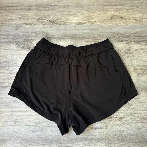 LULULEMON Inner Glow Shorts - Modal, Black size 10 - Picture 3 of 4